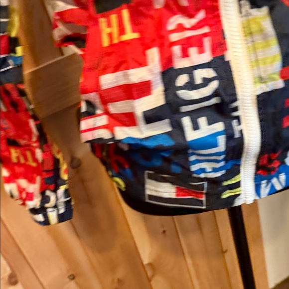 Tommy Hilfiger Multicolor Logo Patchwork Windbreaker Jacket - Picture 4 of 10